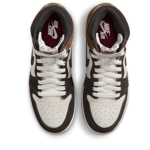 Air Jordan 1 Retro High OG 'Love Letter' (GS) - Shadow Brown/Team Red
