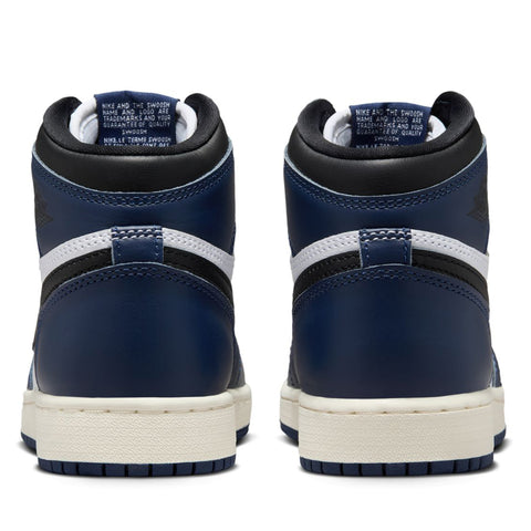 Air Jordan 1 Retro High OG 'Midnight Navy' (GS) - Midnight Navy/Black