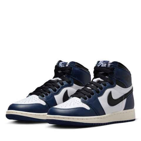 Air Jordan 1 Retro High OG 'Midnight Navy' (GS) - Midnight Navy/Black