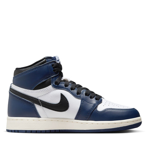 Air Jordan 1 Retro High OG 'Midnight Navy' (GS) - Midnight Navy/Black