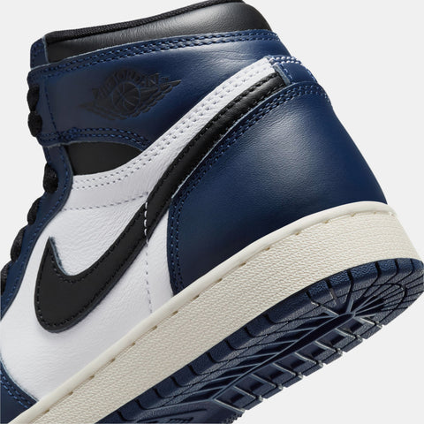 Air Jordan 1 Retro High OG 'Midnight Navy' (GS) - Midnight Navy/Black