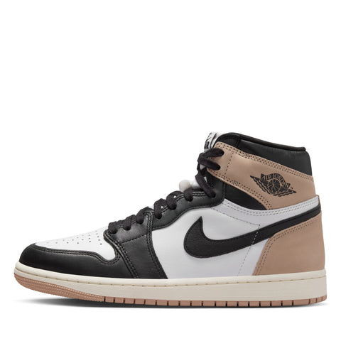 Women's Air Jordan 1 Retro High OG 'Latte' - Black/Legend Medium Brown