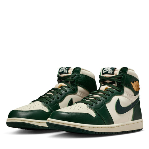 Women's Air Jordan 1 Retro High OG - Pale Ivory/Pro Green