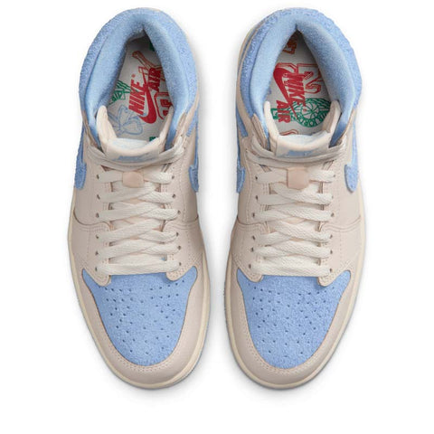 Women's Air Jordan 1 Retro High OG 'Clips' - Pale Ivory/Psychic Blue