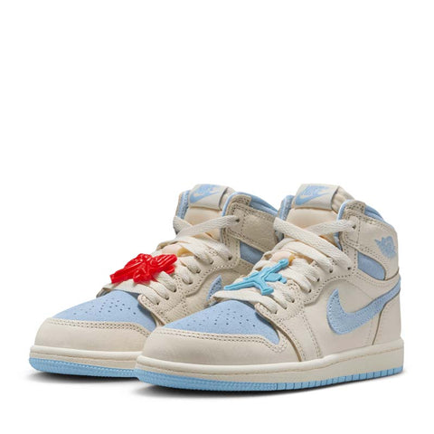 Jordan 1 Retro High OG 'Clips' (PS) - Pale Ivory/Psychic Blue