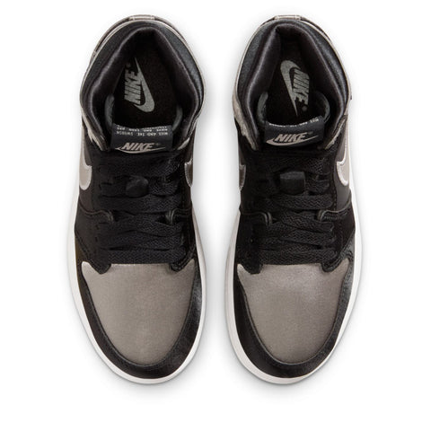 Jordan 1 Retro High OG 'Satin Shadow' (PS) - Black/Medium Grey