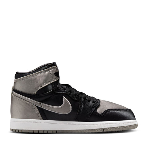 Jordan 1 Retro High OG 'Satin Shadow' (PS) - Black/Medium Grey