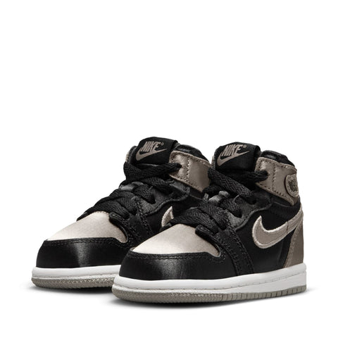 Jordan 1 Retro High OG 'Satin Shadow' (TD) - Black/Medium Grey