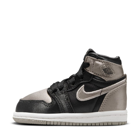 Jordan 1 Retro High OG 'Satin Shadow' (TD) - Black/Medium Grey