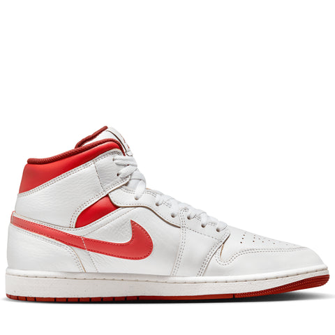 Air Jordan 1 Mid SE - White/Lobster