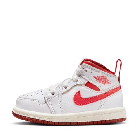 Jordan 1 Mid SE (TD) - White/Lobster