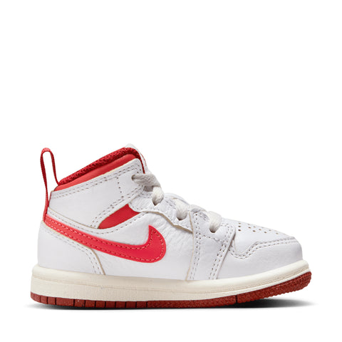 Jordan 1 Mid SE (TD) - White/Lobster