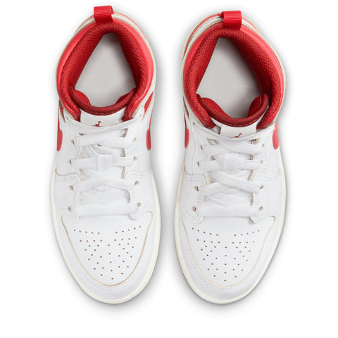 Jordan 1 Mid SE (PS) - White/Lobster