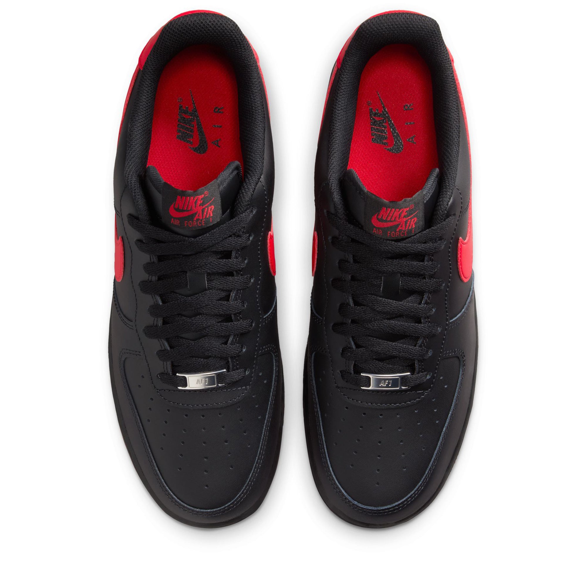 Nike air force 1 anthracite black and university red hotsell