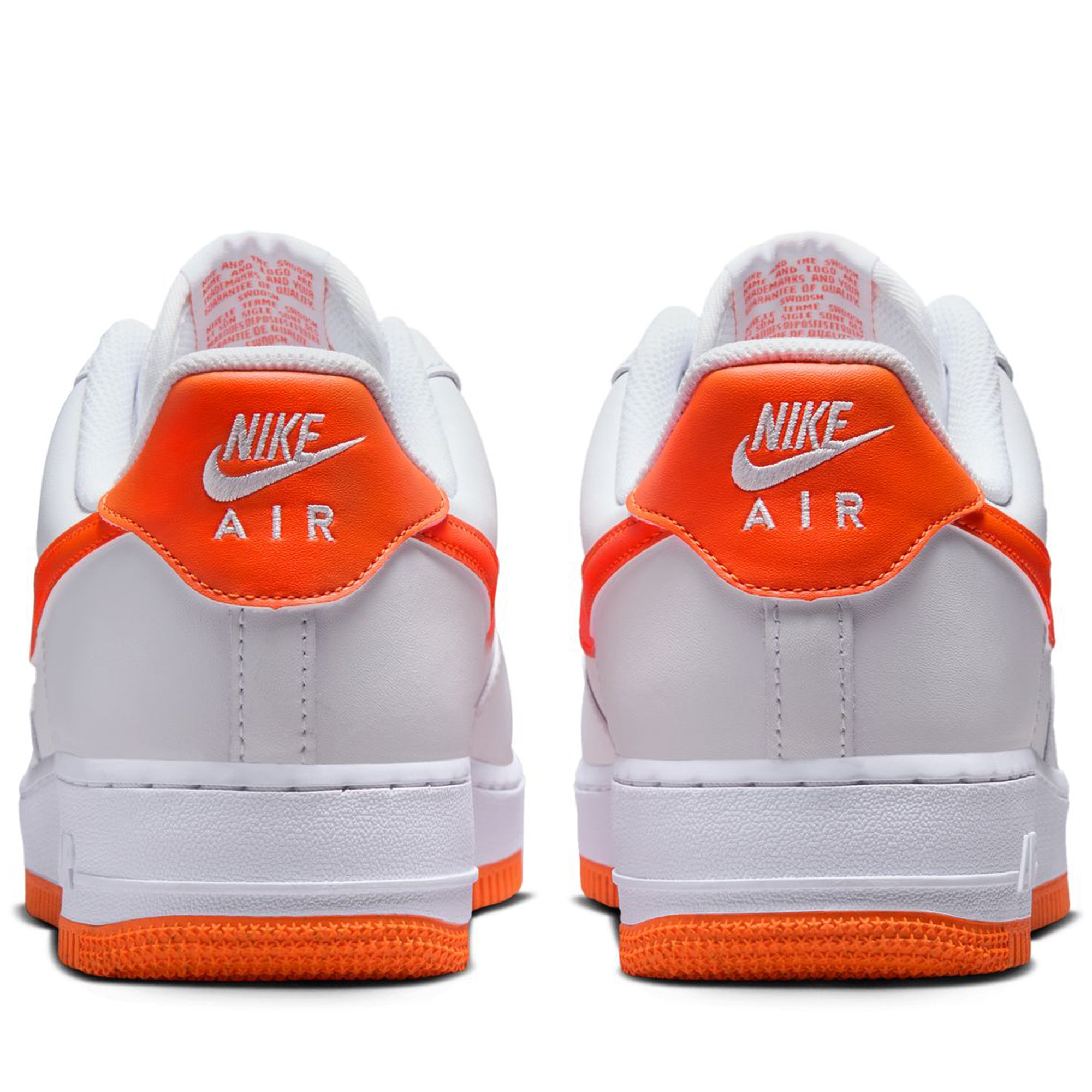 Neon orange nike air force best sale