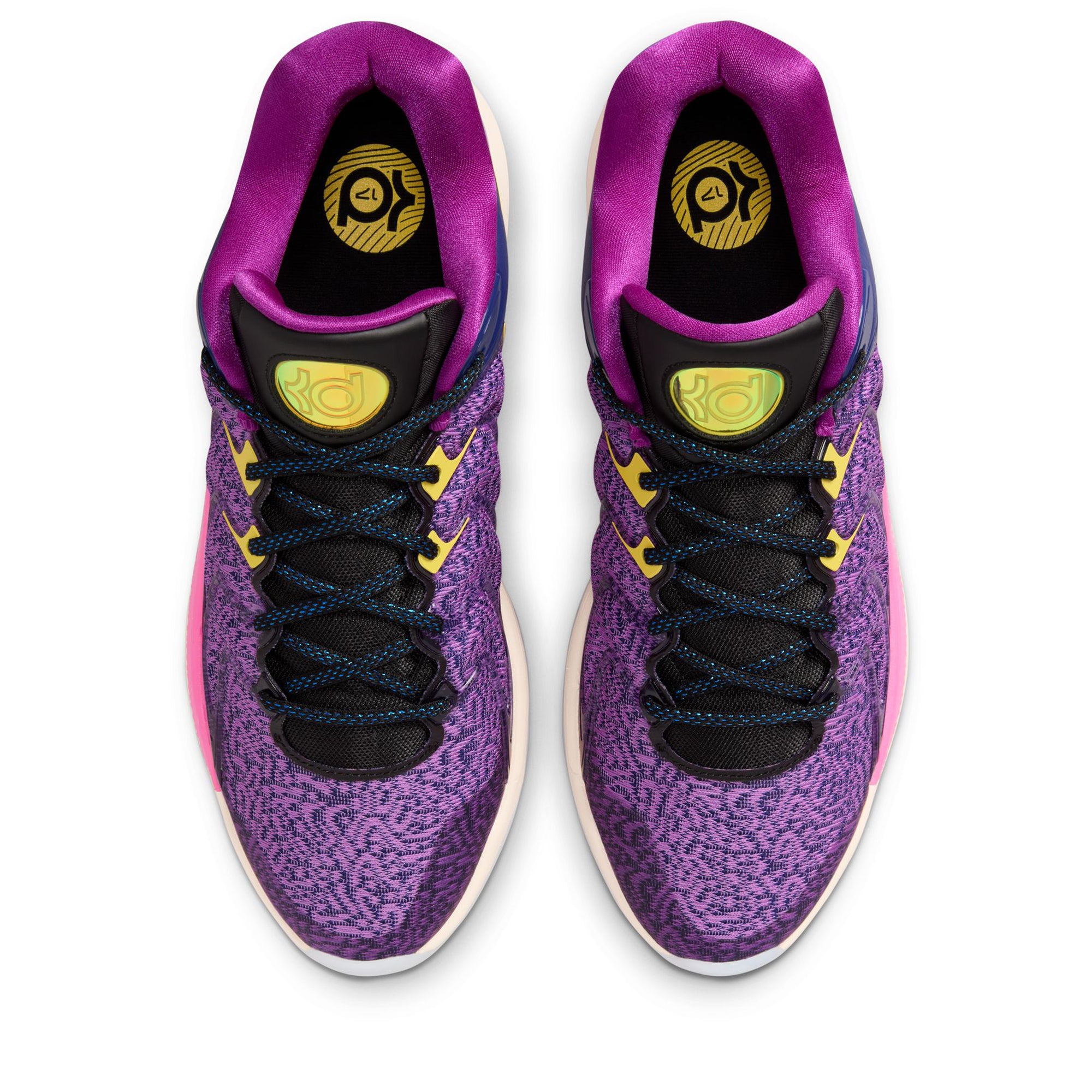 Purple yellow blue pink nikes on sale