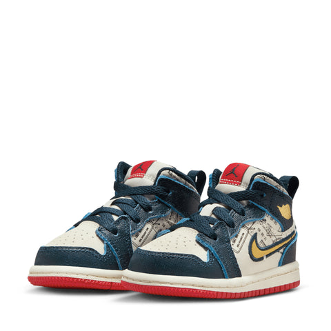 Jordan 1 Mid SE (TD) - Armory Navy/Metallic Gold