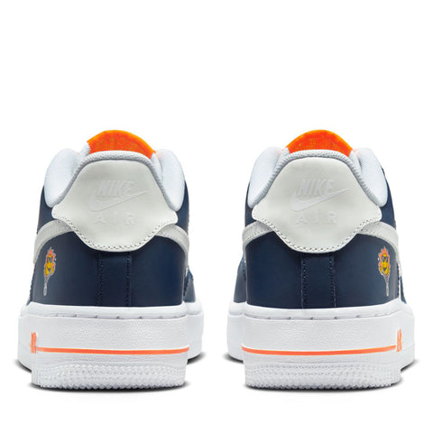 Nike Air Force 1 LV8 White/Midnight Navy/Chile Red Grade School