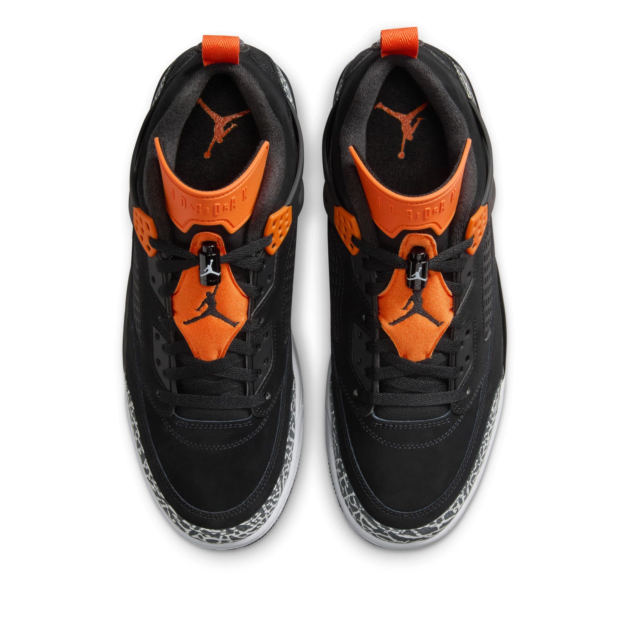 国内配送 NIKE JORDAN SPIZIKE LOW BLACK/STARFISH-WHITE MENS JORDAN SPIZIKE LOW (BLACK/STARFISH/WHITE)