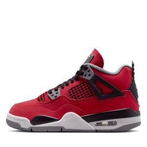 Air Jordan 4 Retro 'Toro Bravo' (GS) - Fire Red/White