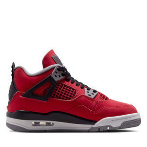 Air Jordan 4 Retro 'Toro Bravo' (GS) - Fire Red/White