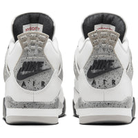 Air Jordan 4 Retro 'White Cement' - Summit White/Fire Red