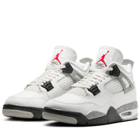 Air Jordan 4 Retro 'White Cement' - Summit White/Fire Red