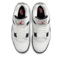 Air Jordan 4 Retro 'White Cement' - Summit White/Fire Red