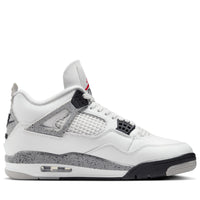 Air Jordan 4 Retro 'White Cement' - Summit White/Fire Red