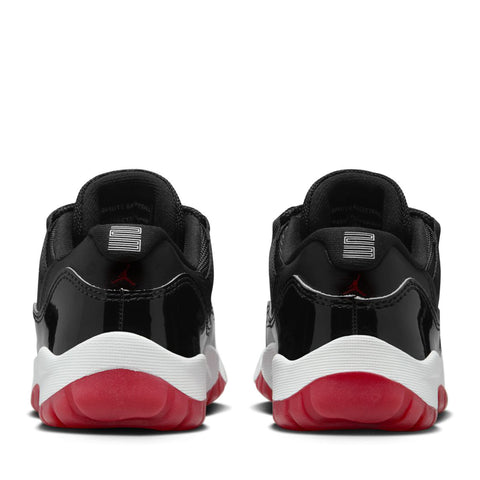 Jordan 11 Retro Low 'Bred' (PS) - Black/Varsity Red