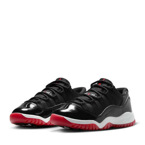 Jordan 11 Retro Low 'Bred' (PS) - Black/Varsity Red