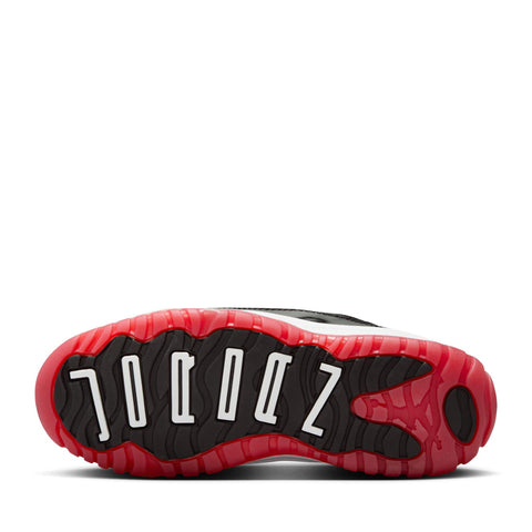 Jordan 11 Retro Low 'Bred' (PS) - Black/Varsity Red