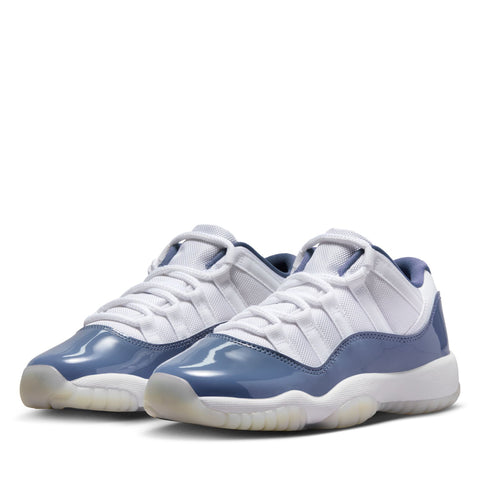 Air Jordan 11 Retro Low 'Diffused Blue' (GS) - White/Midnight Navy