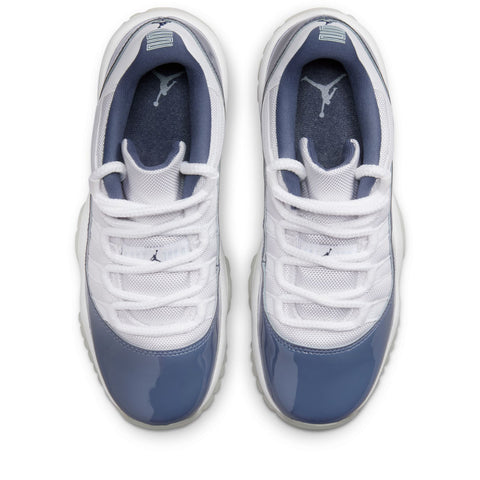 Air Jordan 11 Retro Low 'Diffused Blue' (GS) - White/Midnight Navy