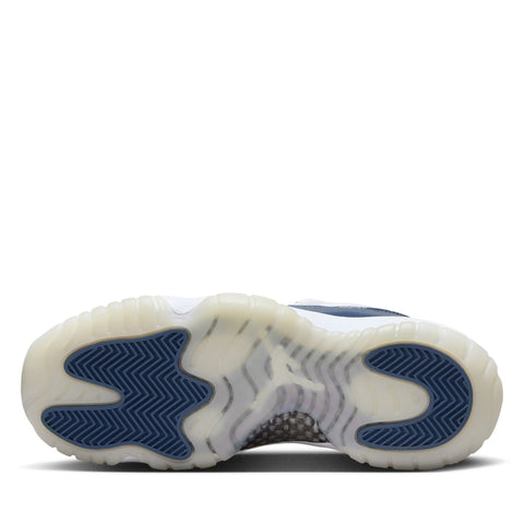 Air Jordan 11 Retro Low 'Diffused Blue' (GS) - White/Midnight Navy