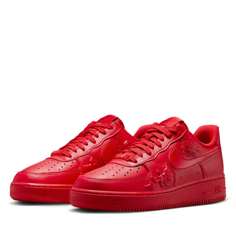 Women's Nike Air Force 1 '07 'Red Roses' - University Red/University Red