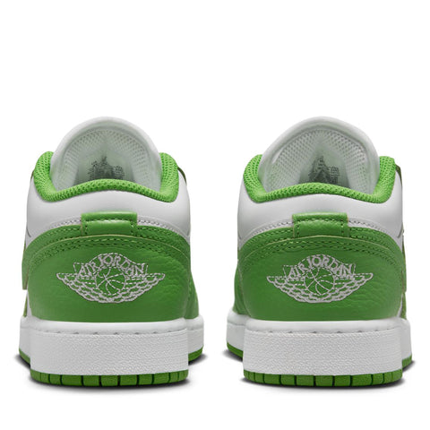 Air Jordan 1 Low SE (GS) - White/Chlorophyll