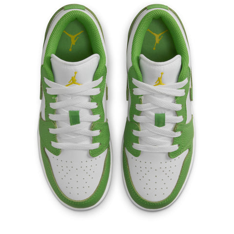 Air Jordan 1 Low SE (GS) - White/Chlorophyll