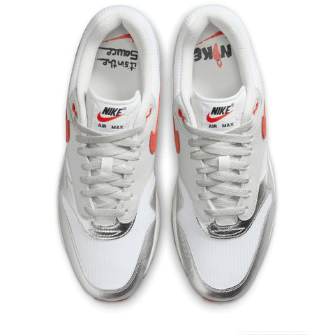 Nike Air Max 1 Premium 'Hot Sauce' - White/Chile Red