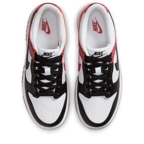 Nike Dunk Low 'Black Toe' (GS) - Gym Red/Black