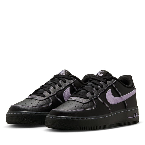 Nike Air Force 1 LV8 (GS) - Black/Hydrangeas