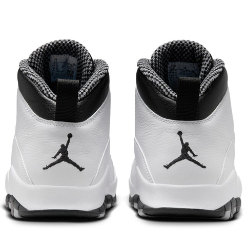 Air Jordan 10 Retro 'Steel' - White/Black