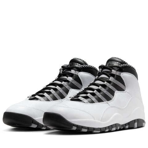 Air Jordan 10 Retro 'Steel' - White/Black