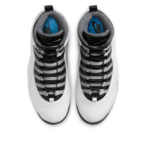 Air Jordan 10 Retro 'Steel' - White/Black