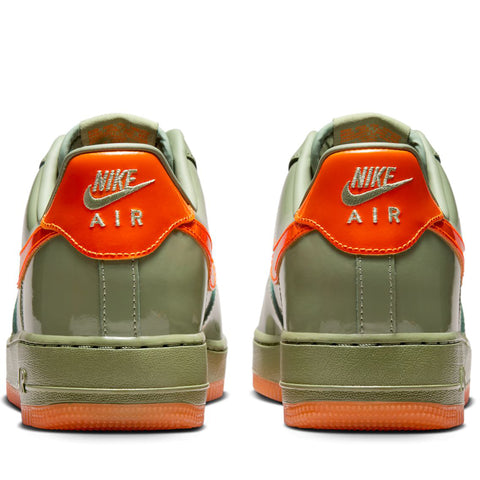 Nike Air Force 1 '07 Premium - Oil Green/Safety Orange