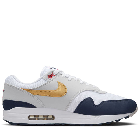 Nike Air Max 1 'Olympic' - Obsidian/Metallic Gold