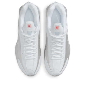 Nike Shox R4 - White/Metallic Silver