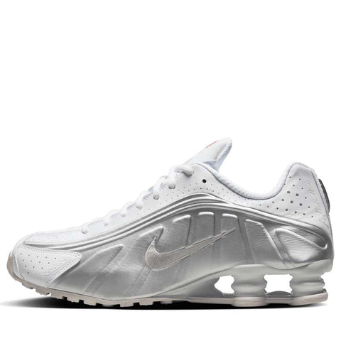 Nike Shox R4 - White/Metallic Silver