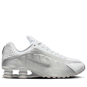 Nike Shox R4 - White/Metallic Silver