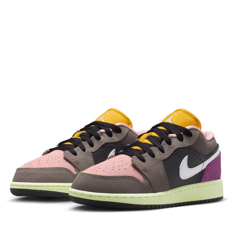 Air Jordan 1 Low SE (GS) - Oil Grey/White
